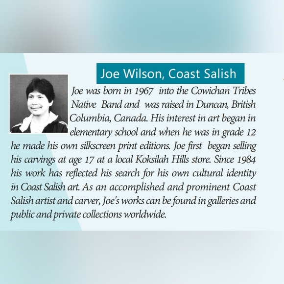 'Salmon' Pin Indigenous Design by Joe Wilson, Coast Salish - Picture 3 of 4